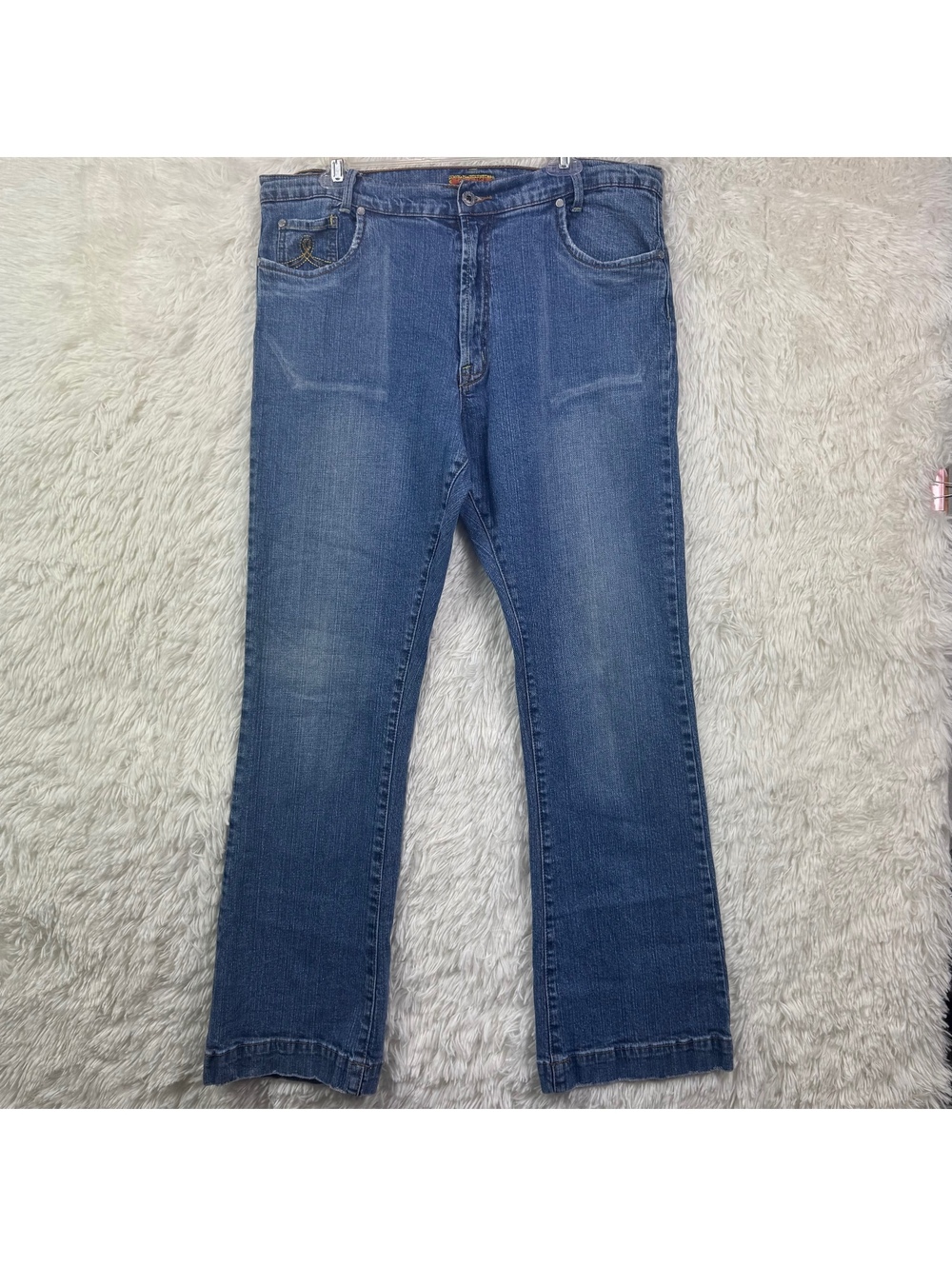 Leemo USA Y2K Embroidered Jeans Size 17/18
